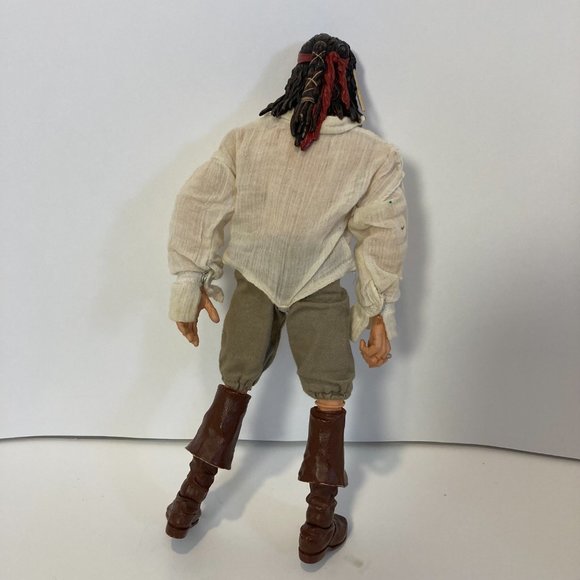 Disney Vintage Captain Jack Sparrow Figure Pirates of the Caribbean Zizzle 12'' - Picture 9 of 10